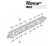  ROCO PIECES BOGIES CORAIL 